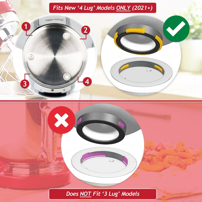 Kenwood KMIX Bowl Socket KMX75 KMX750 KMX754 KMX760 KMX761 KMX770 4 Lug (AS00002703)