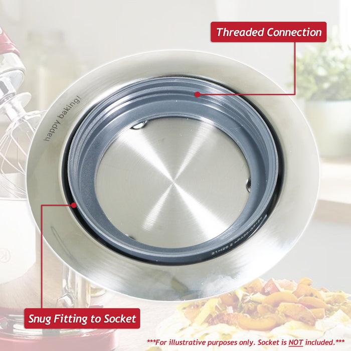 Kenwood KMIX Bowl Ring Nut KMX75 KMX750 KMX754 KMX760 KMX761 KMX770 4 Lug (AS00002704)