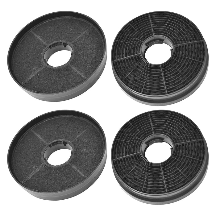 Cooker Hood Carbon Filter for Hoover FCE110N FCE110X FCE111X Extractor Vent Fan (Pack of 4)