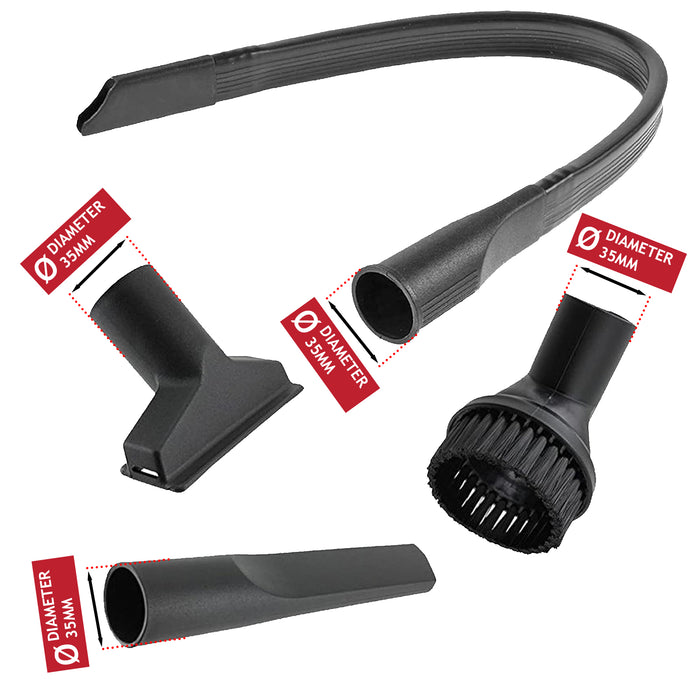 Car Valet Cleaning Kit compatible with KARCHER Vacuum Cleaner (35mm)