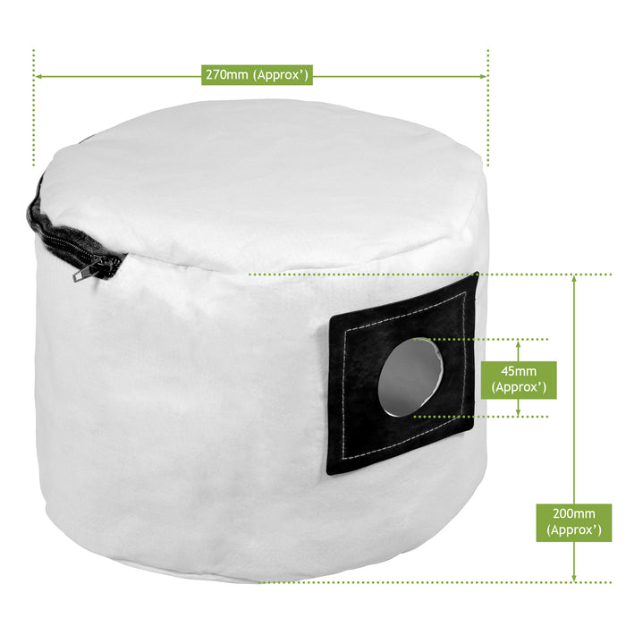 Reusable Zip Up Cloth Bag for Numatic Henry Hetty Vacuum Cleaner