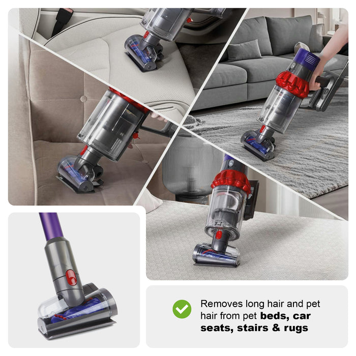 Anti Tangle Hair Screw Tool Brush Head for Dyson Animal V7 V8 V10 V11 V15 SV10 SV11 SV12 SV14 SV15 SV22