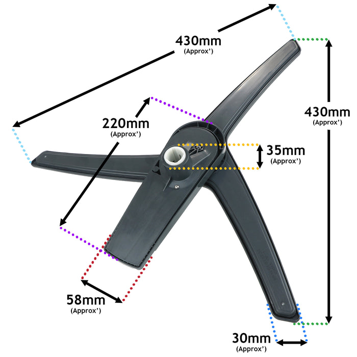 Dishwasher Lower Spray Arm For Beko CornerWash BDFN36560XC BDIN16430 BDFN15430G