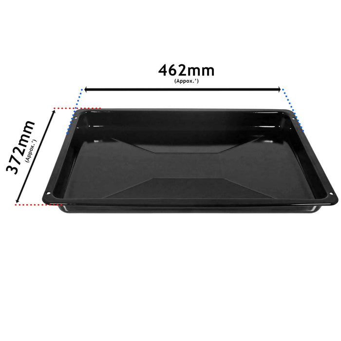 Leisure Oven Drip Pan Baking Tray Roasting Dish 462 x 372 mm Enamelled 219440101