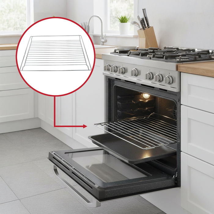 Wire Shelf Rack for Grundig GEBM34000X GEBM34001X Oven Cooker 460mm x 360mm Full Width