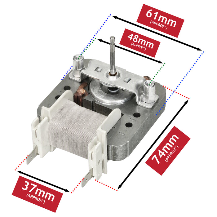 Beko Oven Cooling Fan Motor 13w 264440132 BBIE BBIM CSM BDVC Leisure Grundig