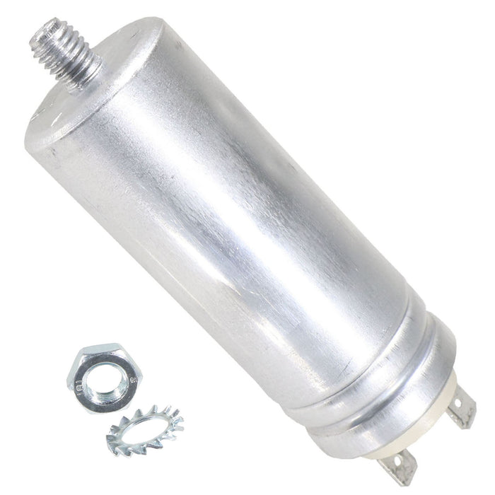 9uF Capacitor Silver