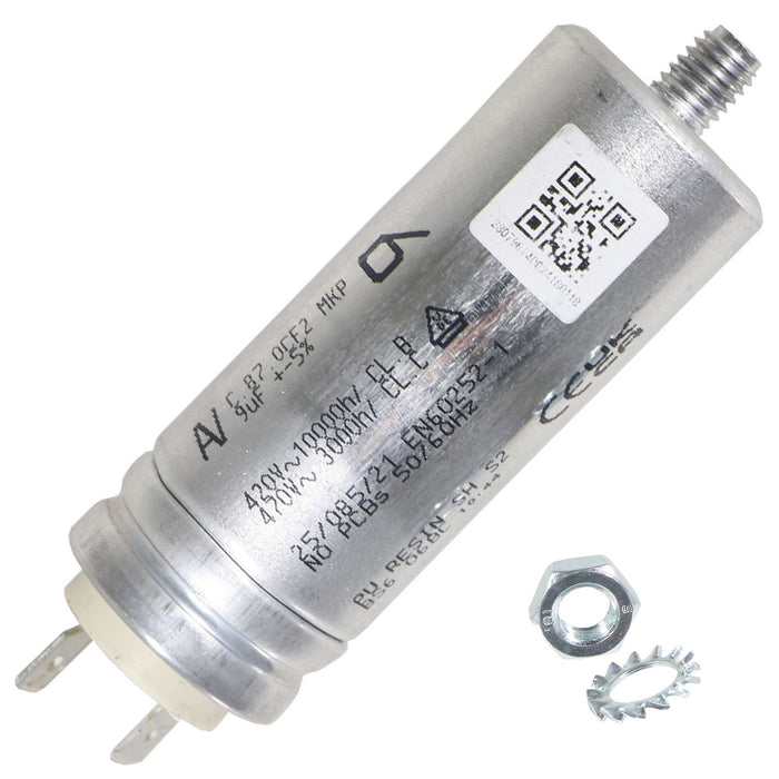 Capacitor 9uF Silver