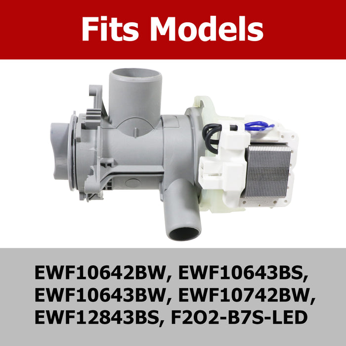 Washing Machine Drain Pump 25W & Filter for Electrolux EWF106 FF2O2