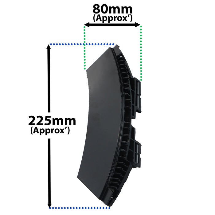 Blomberg Washing Machine Door Handle Replacement Fits Grundig Black BWG LRF LWF