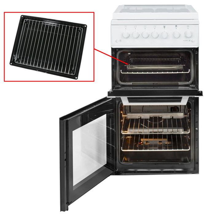 Grill Pan for Hotpoint for Indesit Drip Tray Baking Roasting Small 355 x 280 mm + Insert