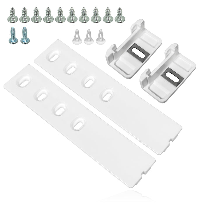 thumbnail image 2 of Universal Integrated Fridge Door Slide Mounting Bracket Kit (4 Pack) – DIY Slider 2 of 6