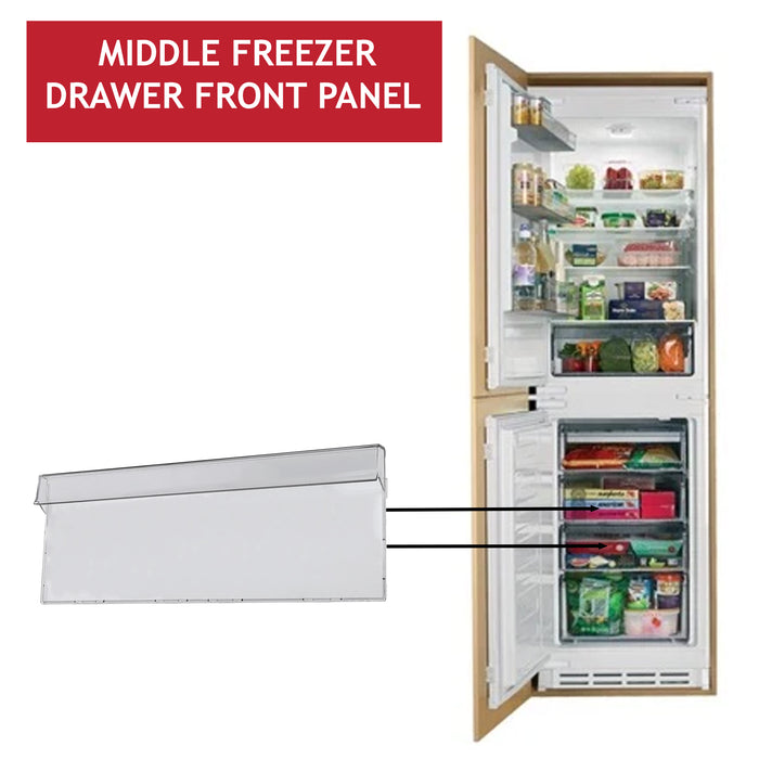 Lamona Freezer Drawer Front Cover Flap Middle LAM6200 LAM6201 LAM6250 LAM6300