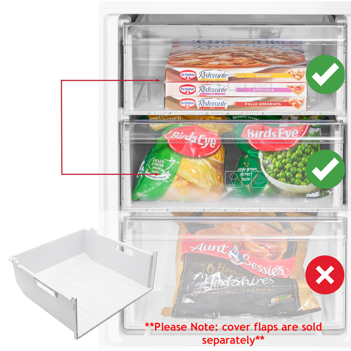 Blomberg Upper Middle Freezer Drawer Box Container KSM 4520 4638940100 Grundig