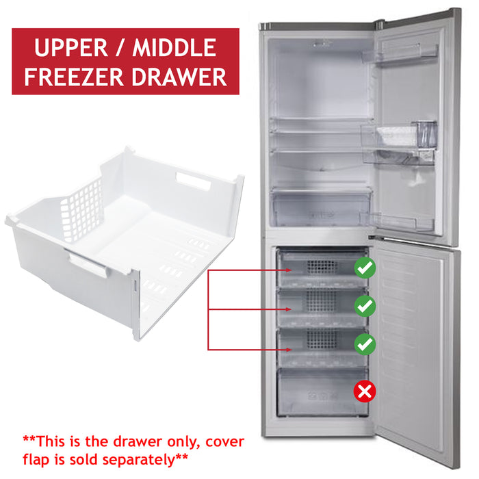 Beko Upper Middle Freezer Drawer Box Container CCFM CFG CNK RCH RCNA 4638950100