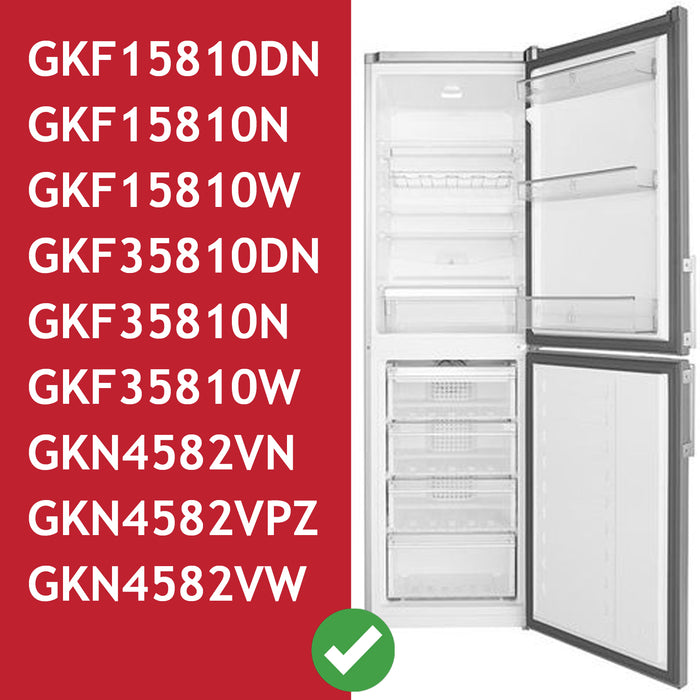 Grundig Fridge Glass Shelf 447mm x 300mm GKF15810 GKF35810 GKN4582 5770720100