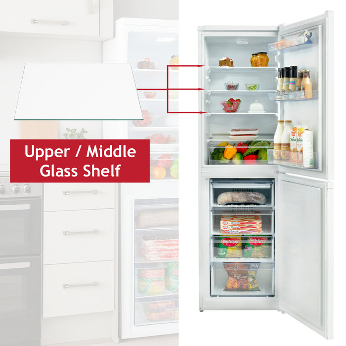 Beko Glass Shelf Fridge Freezer Upper Middle 400mm x 290mm CCF CFG CNG Genuine