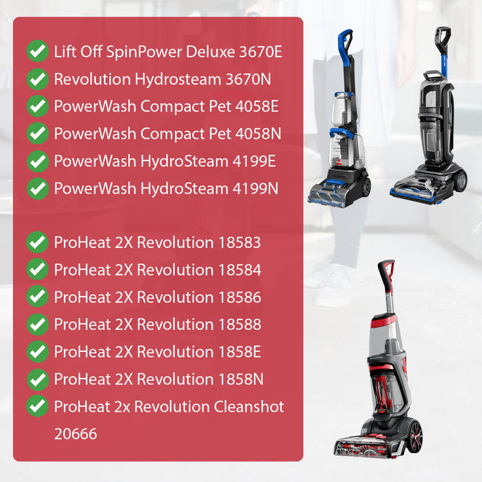 Bissell Hose ProHeat 2X Revolution PowerWash Compact Pet HydroSteam 1606420 1612906