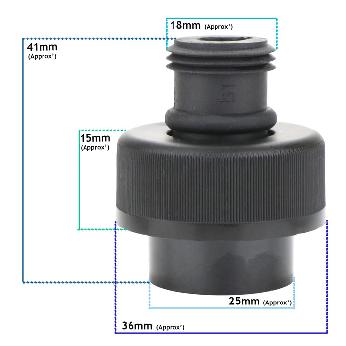 Clean Water Tank Valve Cap For Bissell Fits CrossWave 1713 1713N Multi-Surface Floor Cleaners