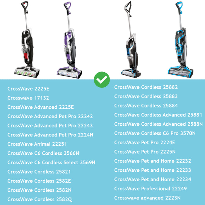 Clean Water Tank & Valve Cap for Bissell CrossWave 17132 Pet Pro 2224E 2225N 1609593