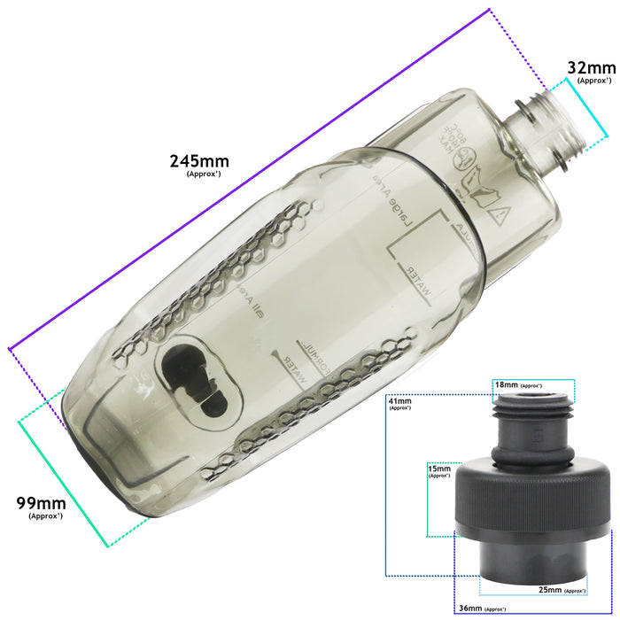 Clean Water Tank & Valve Cap for Bissell CrossWave 17132 Pet Pro 2224E 2225N 1609593