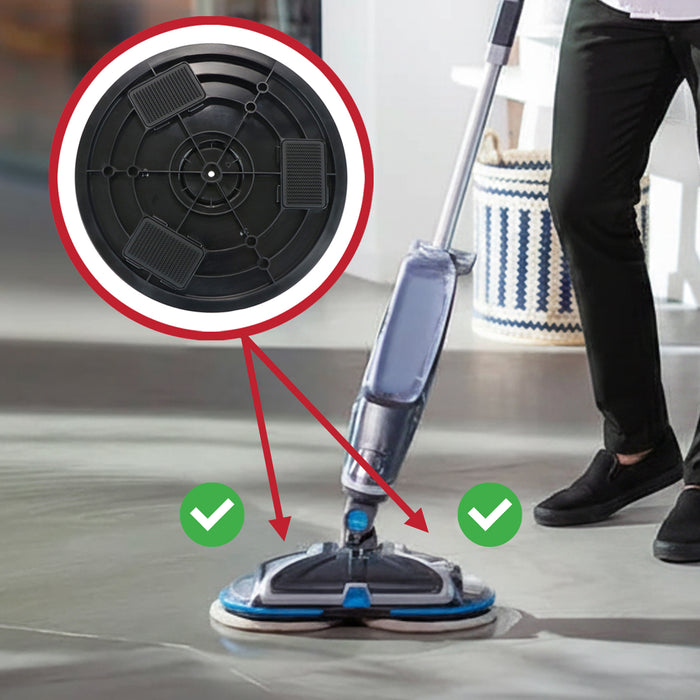 Left & Right Hand Spinner Rotating Discs For Bissell SpinWave Hard Floor Cleaner Mop