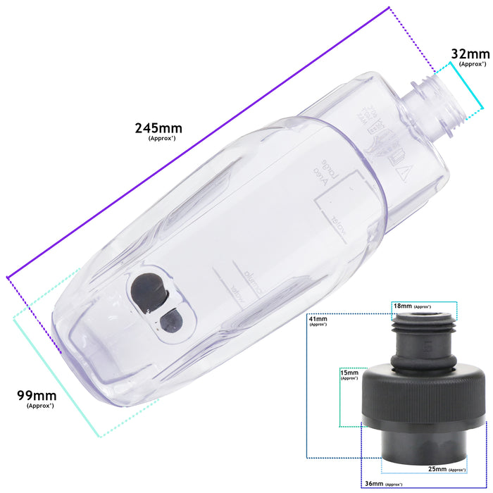 Clean Water Tank & Valve Cap for Bissell CrossWave Pet Pro 2224E 2225N 1614237