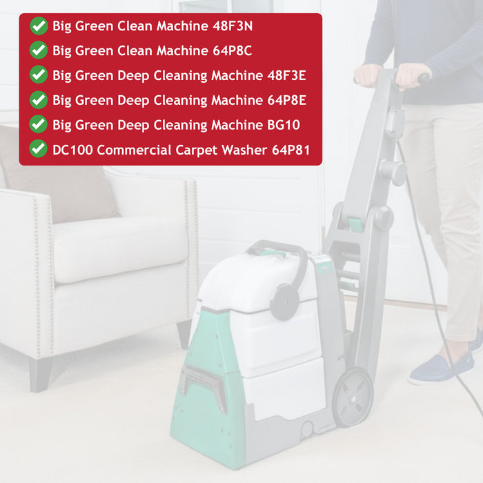Bissell Brushroll Big Green Deep Clean 48F3N 64P8C 48F3E 64P8E BG10 Brush Roll
