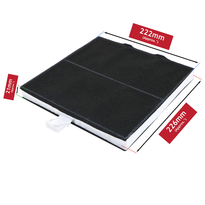 Carbon Filter for Bosch DKE65 DKE66 DKE94 DKE95 DKE96 Cooker Hood 00360732 x 2