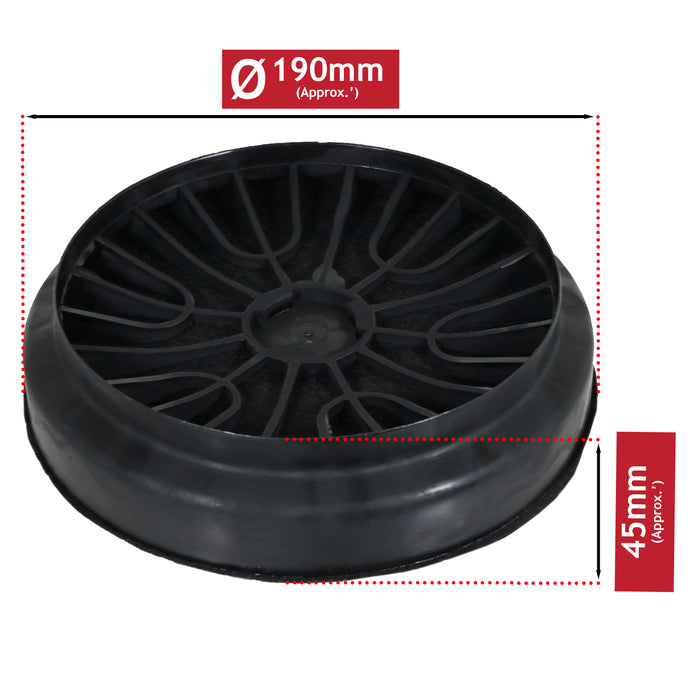 Carbon Filters for Siemens LC94WA521B LC98WB521B Cooker Hood 00576894 LZ52750 x 4