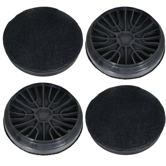 Carbon Filters for Bosch DWP66BC DWW06 DWW09 Cooker Hood 00796390 DHZ5276 x 4