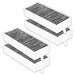 Activated Carbon Filter for Gaggenau CA084010 CA282111 CV282 Cooker Hood (Pack of 4 Filters)