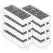 Activated Carbon Filter for Neff T48PC7BX2 T48TD7BN2 T58PL6EX2 T58TL6EN2 Cooker Hood (Pack of 8 Filters)