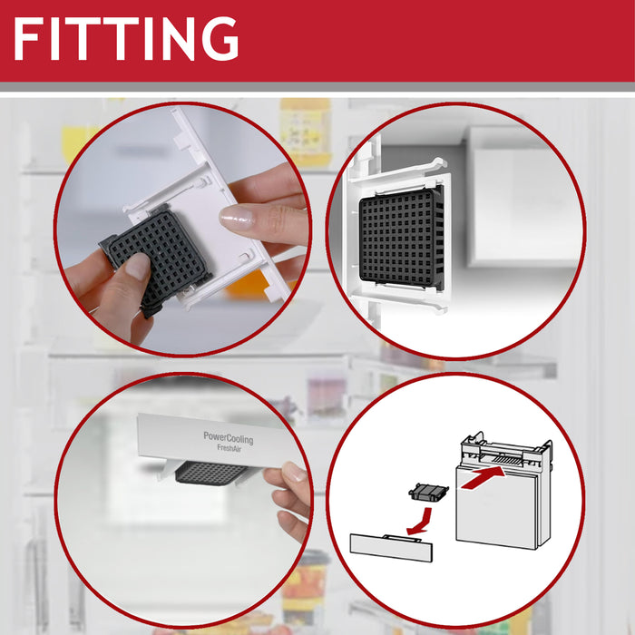 Odour Filters for Liebherr Fridge Freezer Carbon Filter 909698900 988242900 988246000 x 4