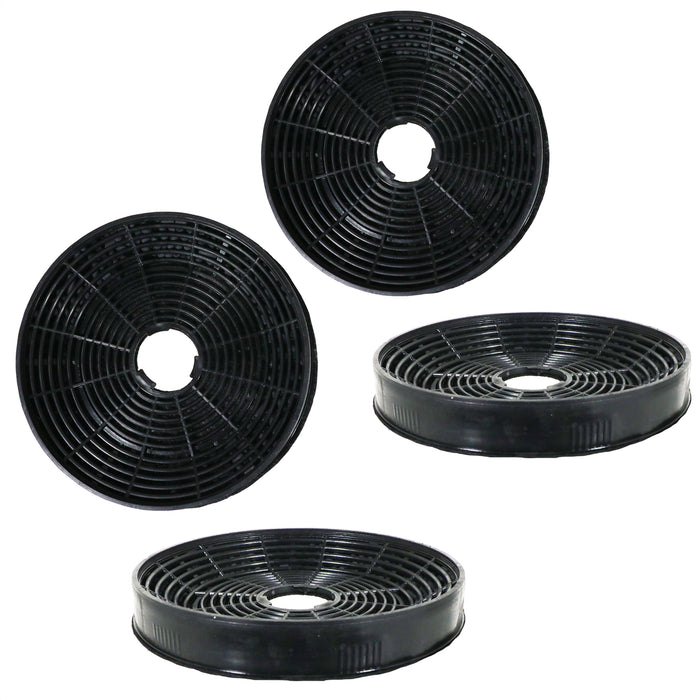 Charcoal Carbon Filters for Beko Cooker Hood (Pack of 4)