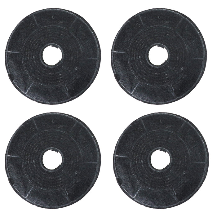 Charcoal Carbon Filters for Beko Cooker Hood (Pack of 4)