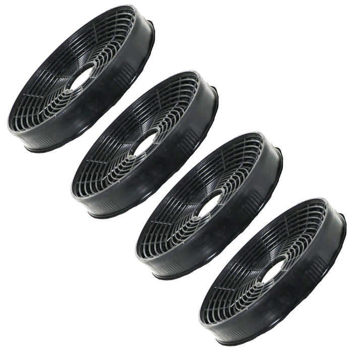 Charcoal Carbon Filters for Beko Cooker Hood (Pack of 4)