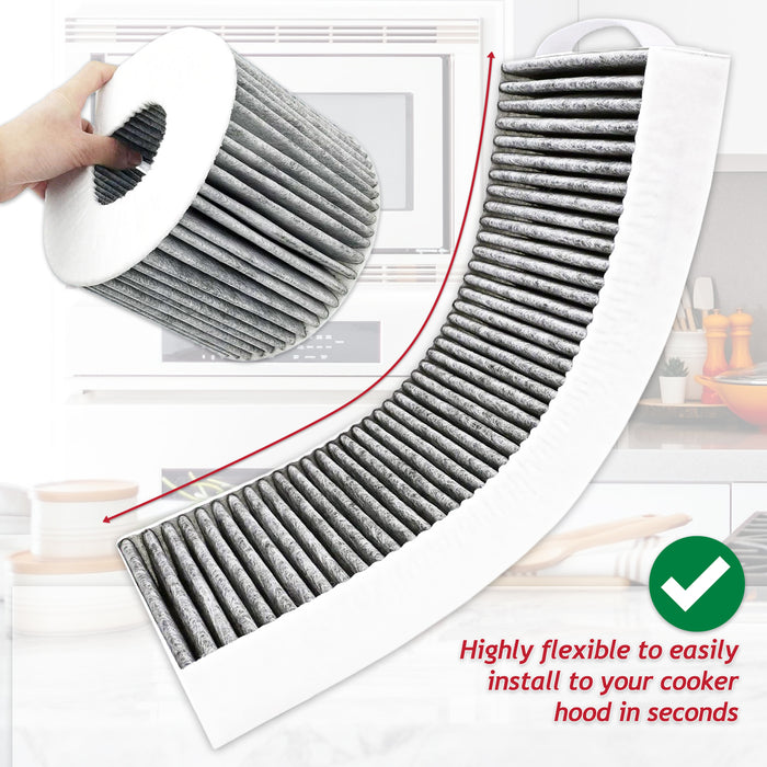Activated Carbon Filter for Bora Pure M S X PURA PUXA PURU PUXU Cooker Hood (PUAKF)
