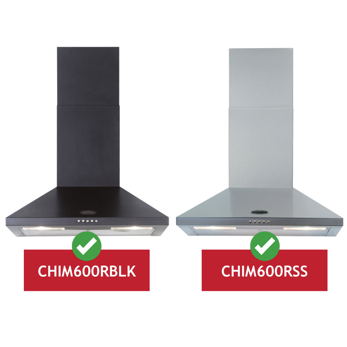 Carbon Filters for Belling Cooker Hood CHIM600RBLK CHIM600RSS x 4 Filter