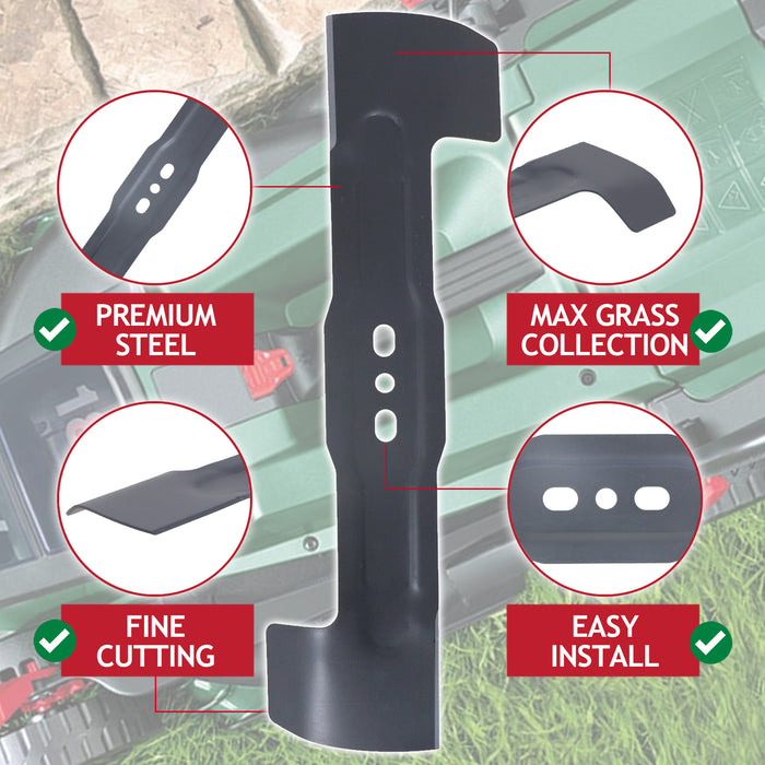 Metal Blade for Bosch Rotak 32Li S CityMower 18 Lawnmower (32cm)