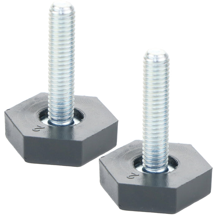 Adjustable Screw in Foot Leg For Bosch Fits Neff Fits Siemens Fridge Freezer M6 6mm (Pack of 2)