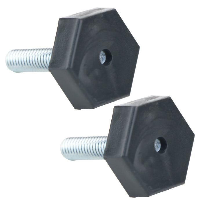 Adjustable Screw in Foot Leg For Bosch Fits Neff Fits Siemens Fridge Freezer M6 6mm (Pack of 2)