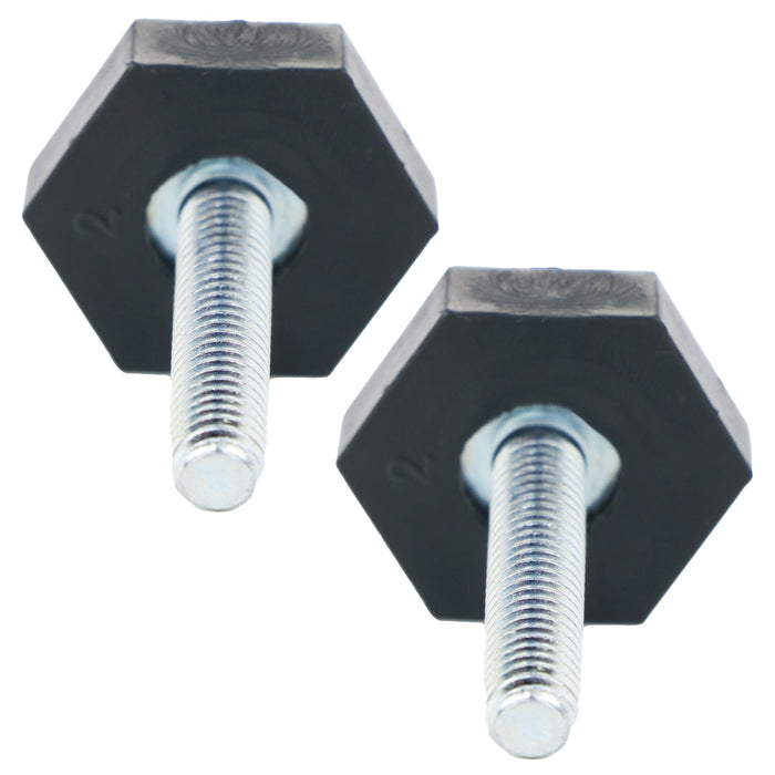 Adjustable Screw in Foot Leg For Bosch Fits Neff Fits Siemens Fridge Freezer M6 6mm (Pack of 2)