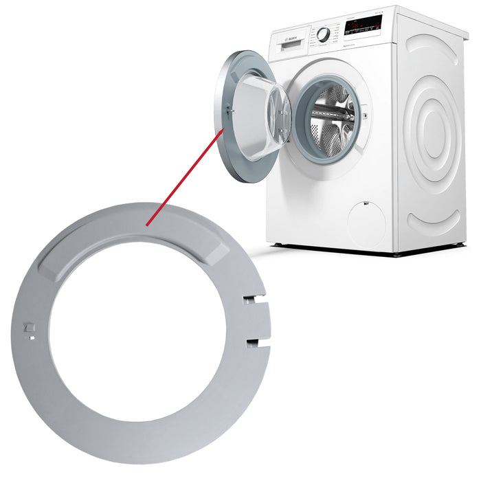 Bosch Washing Machine Door Frame Porthole Window Fascia Cover Grey 00715019 WAN2000 WAN2800 Series