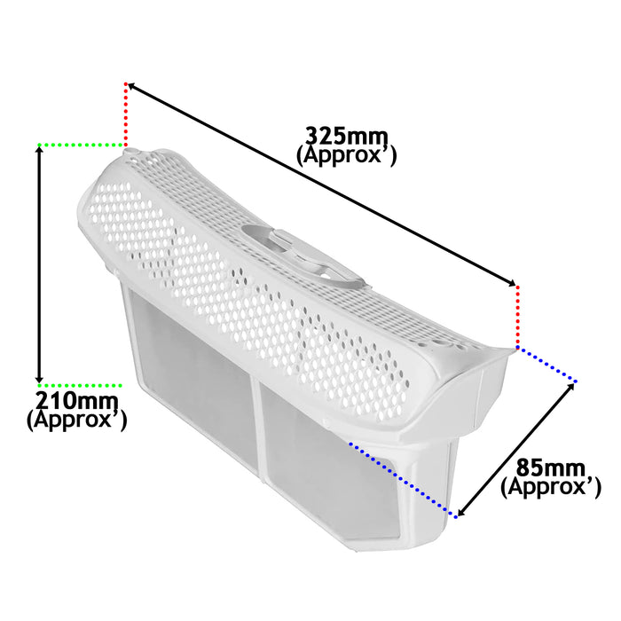 Lint Filter compatible with Bosch Fits Siemens WTB8 WTG8 WTN8 752387 00752387 for Washer Tumble Dryer