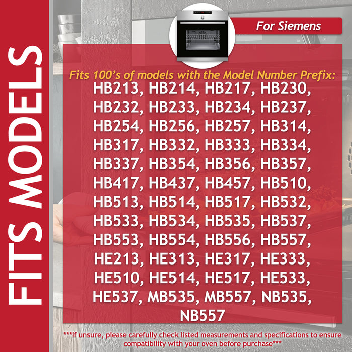 Dual Heating Element for Bosch Neff Siemens Top Grill Oven Cooker (2700W, 220V / 240V)
