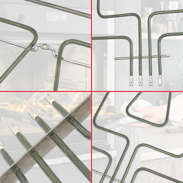 Dual Heating Element for Bosch Neff Siemens Top Grill Oven Cooker (2700W, 220V / 240V)