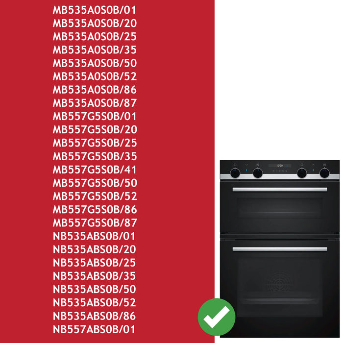 Siemens Oven Grill Element Top Upper 2500w Dual Heating 00777226 MB53 MB55 NB53