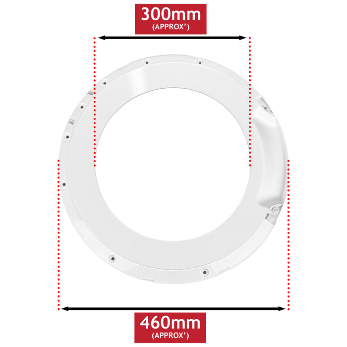 Siemens Washing Machine Outer Door Frame Trim Window White 00798820 WM10 WM12