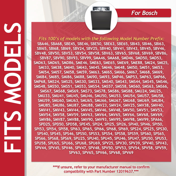 Bosch Neff Siemens Dishwasher Heat Pump Main Circulation Motor Flow Assembly Kit (12019637)